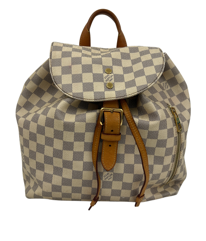 Sperone Mochila, 860&euro;, Bolso, Blanco, Canvas - General, Vista frontal